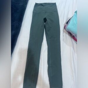 green lululemon leggings